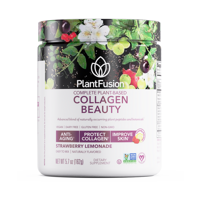 Collagen Beauty - Vegan Collagen Peptides for Glowing Skin - Strawberry Lemonade
