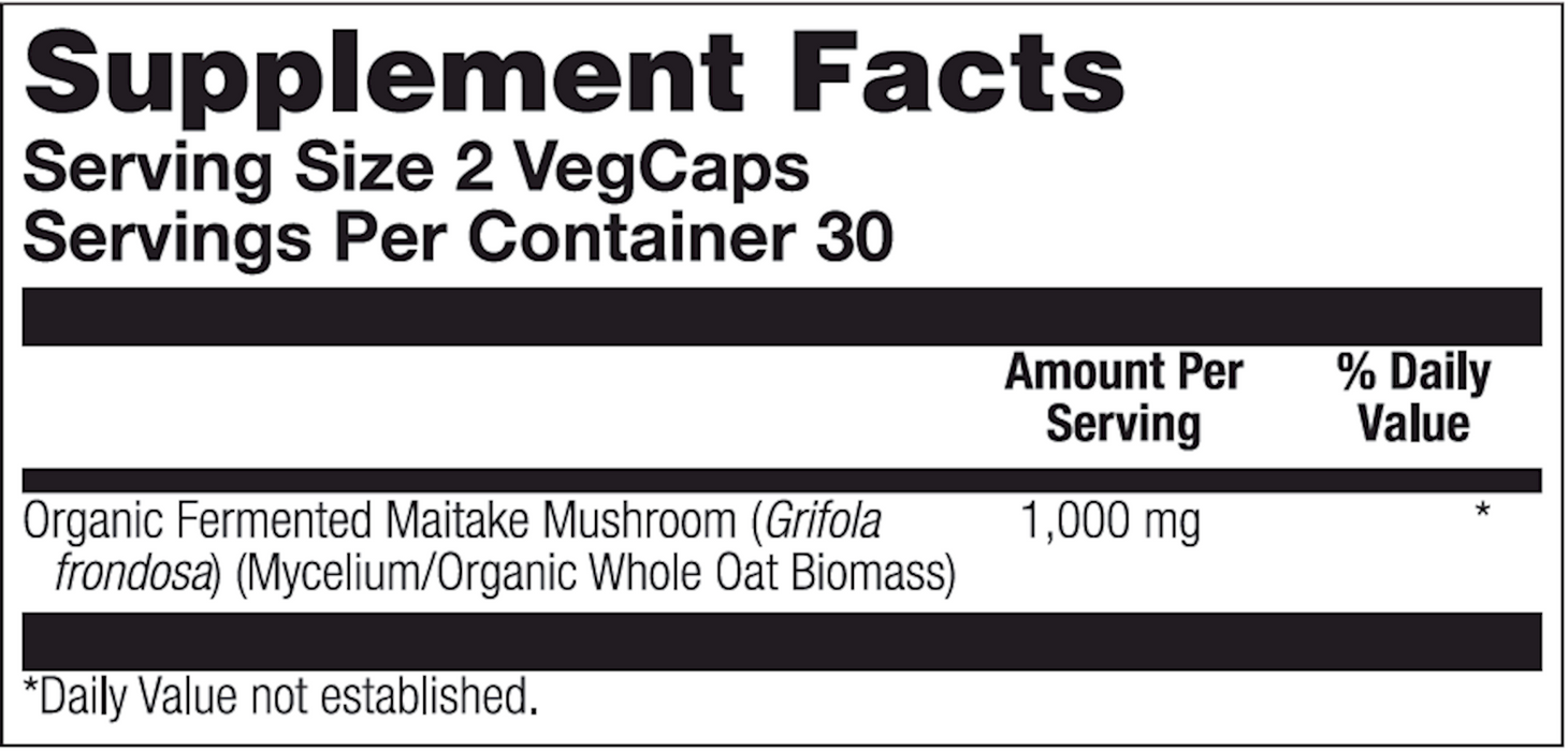 Fermented Maitake Organic 60 vegetarian capsules
