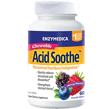 Acid Soothe Chewable Berry 60 tablets