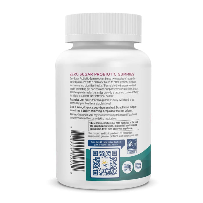 Zero Sugar Probiotic Gummies