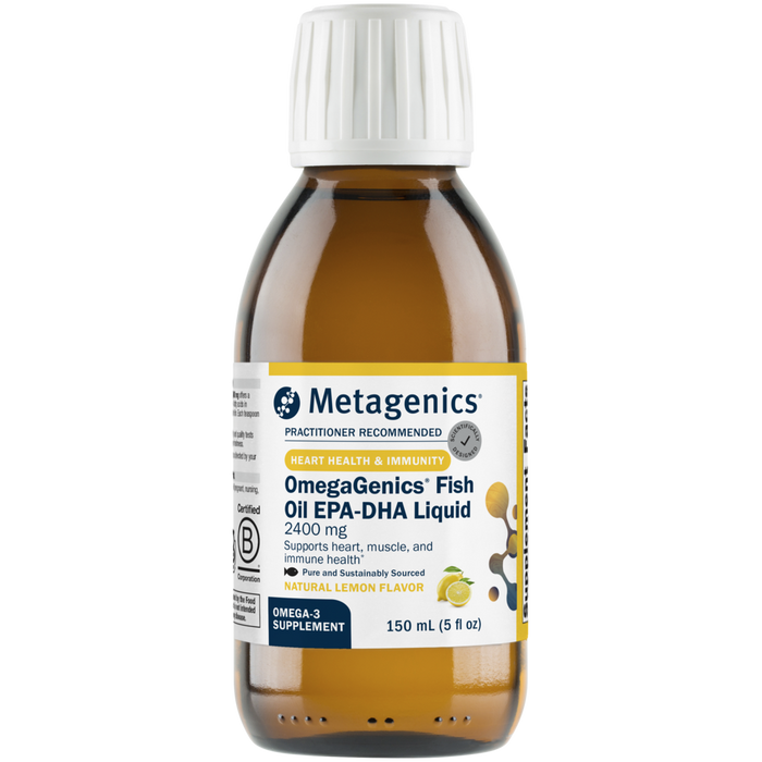 OmegaGenics® Fish Oil EPA-DHA Liquid 2400 mg