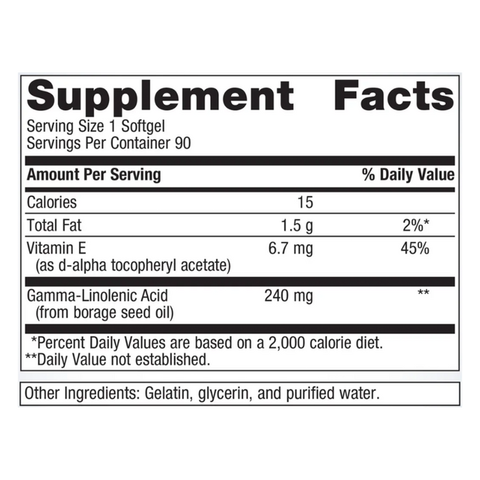 OmegaGenics® Borage Seed GLA Oil 240 mg