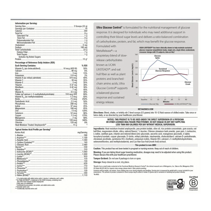Ultra Glucose Control Chocolate 14 servings