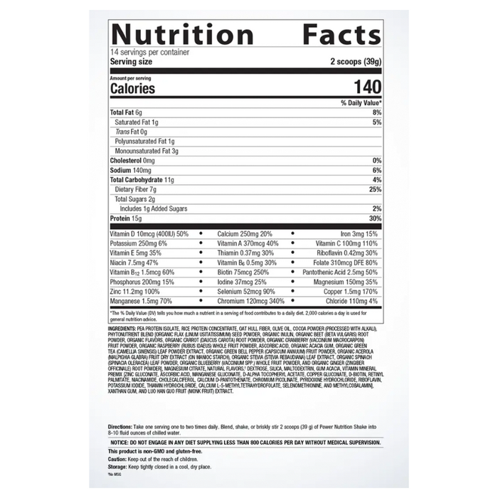 Power Nutrition Shake