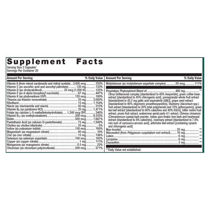 PhytoMulti® Multivitamin Capsules