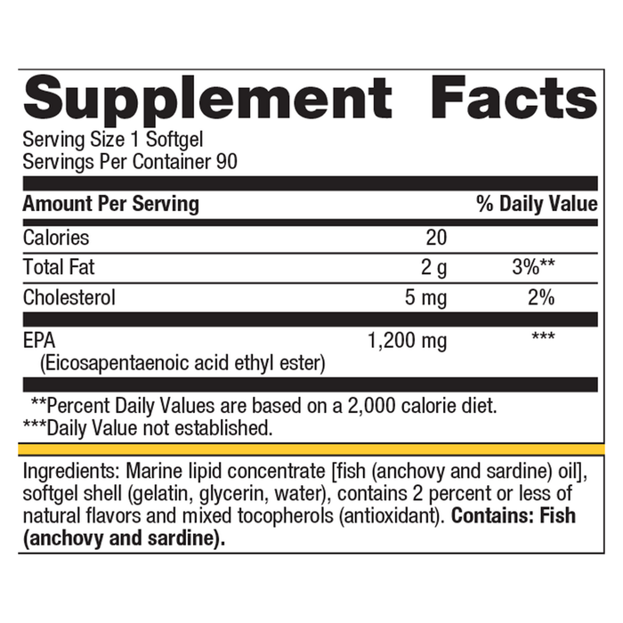 OmegaGenics® Fish Oil EPA 1200 mg