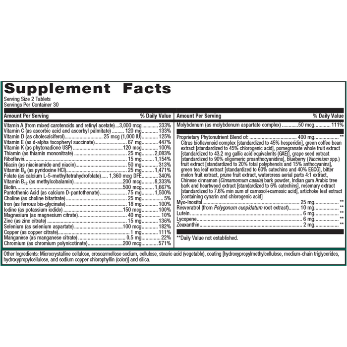 PhytoMulti® Multivitamin with Iron