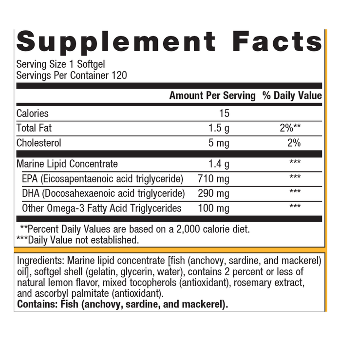OmegaGenics® Fish Oil EPA-DHA 1000 mg