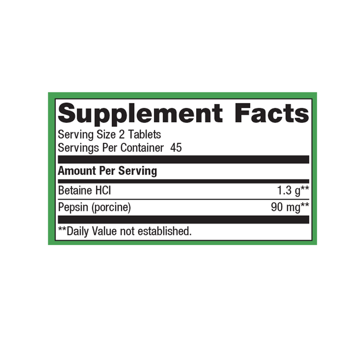 SpectraZyme® Betaine HCI + Pepsin