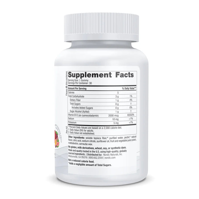 Zero Sugar Vitamin B12 Gummies