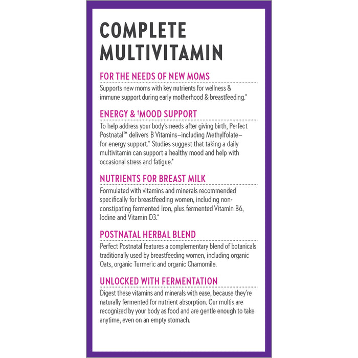 Perfect Postnatal™ Multivitamin