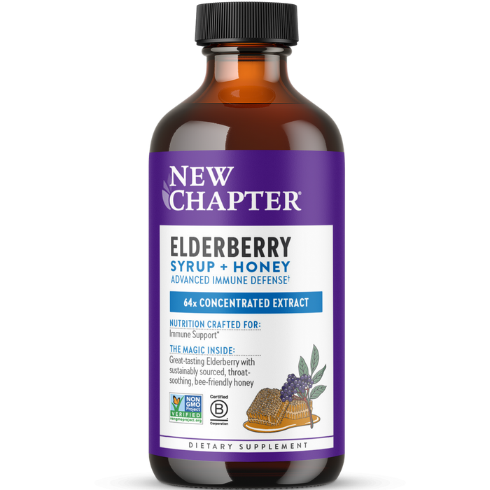 Elderberry Syrup + Honey