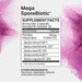 MegaSporeBiotic 180-capsule Supplement Facts label