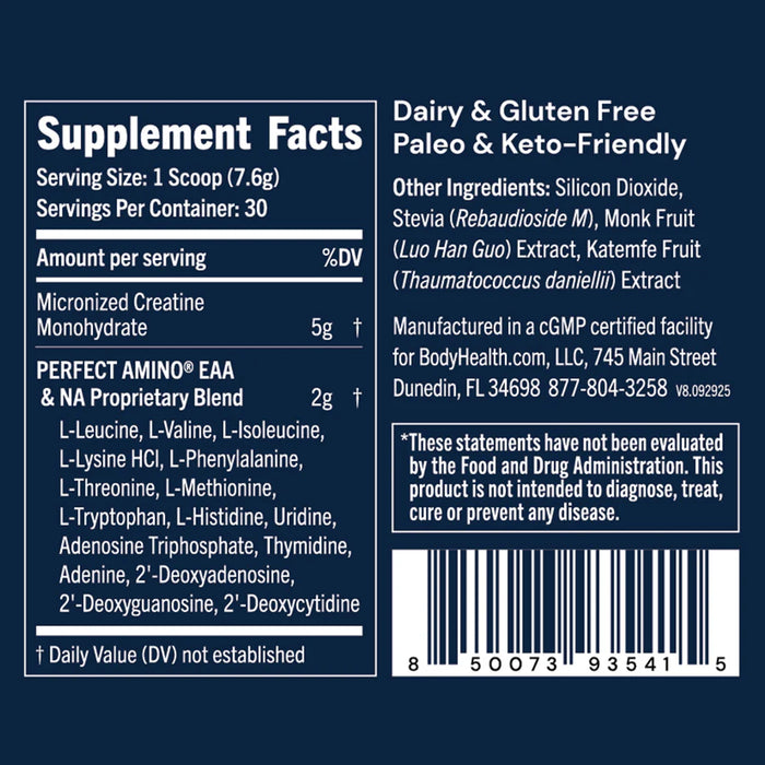 Perfect Amino Creatine NSF Certified for Sport