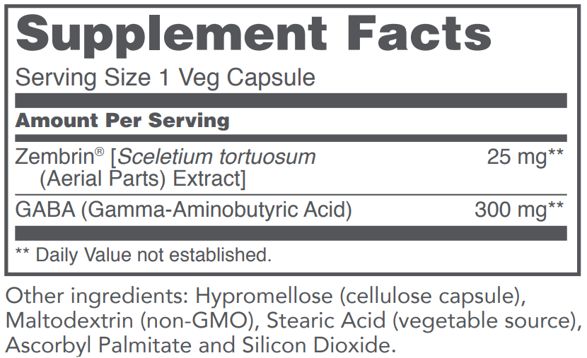 Sceletium Extract as Zembrin
