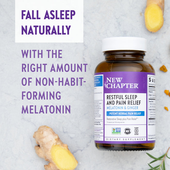 Restful Sleep and Pain Relief: Melatonin & Ginger