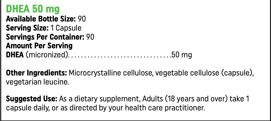 DHEA 50 mg