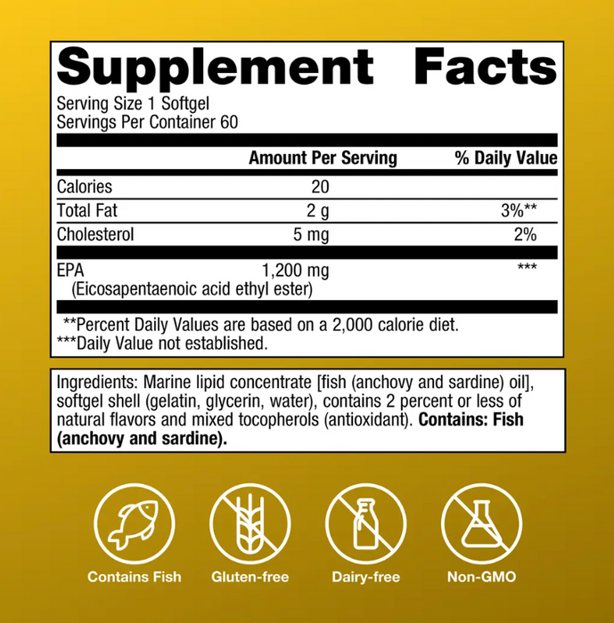OmegaGenics® Fish Oil EPA 1200 mg