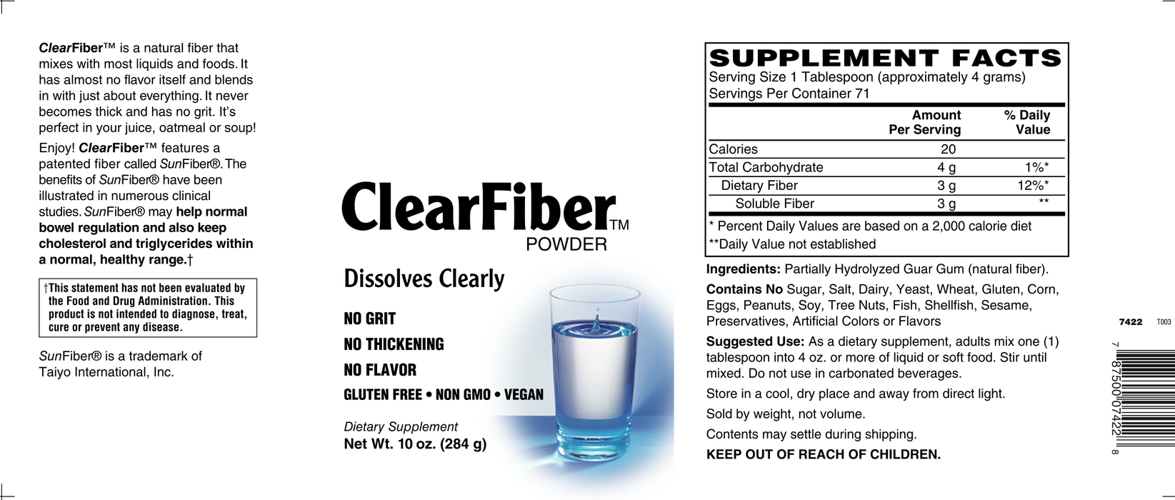 ClearFiber Powder 10oz