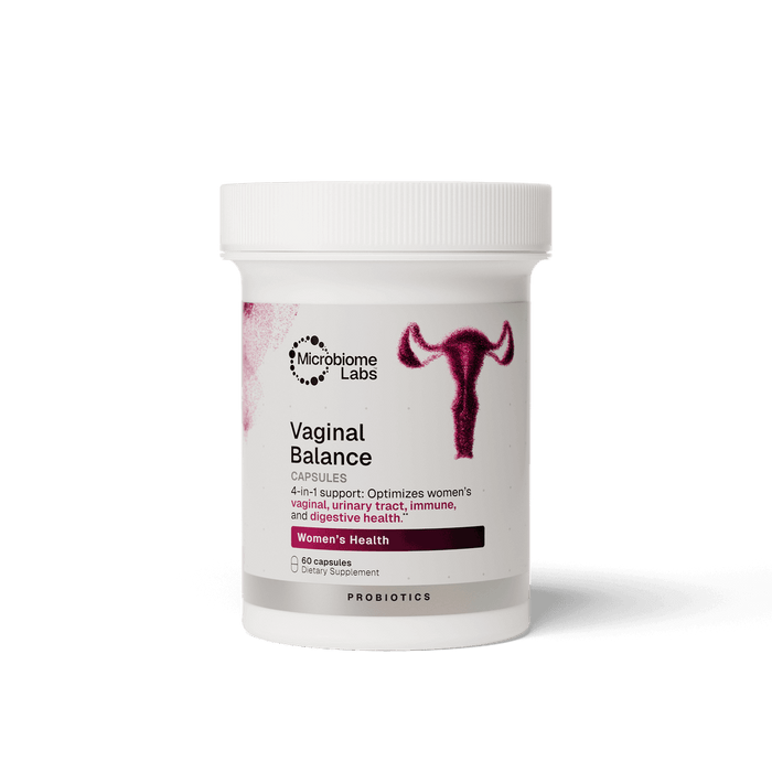 Microbiome Labs Vaginal Balance probiotic supplement, 60 capsules