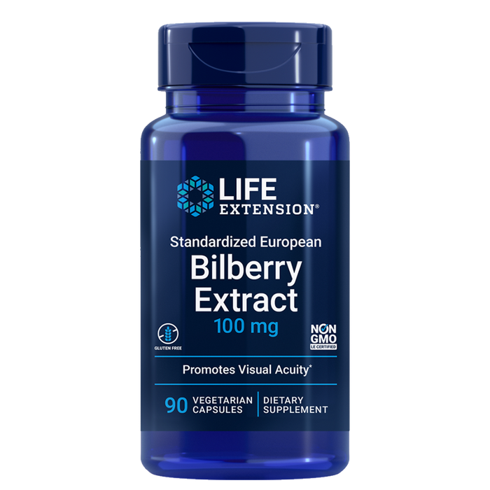 Bilberry Extract 100 mg 90 Vegetarian Capsules