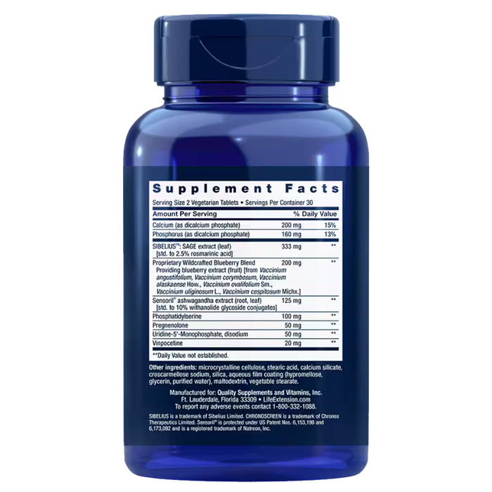 Cognitex Elite Pregnenolone 60 Tabs