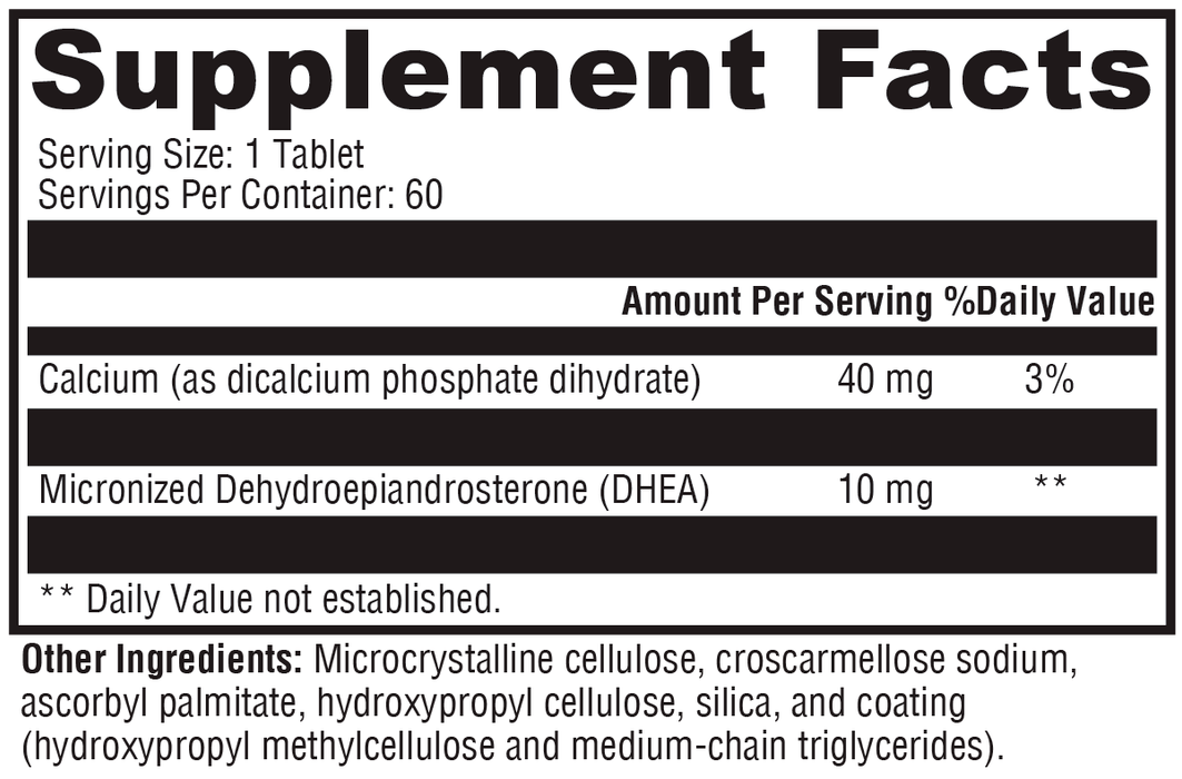 DHEA Micronized 10mg