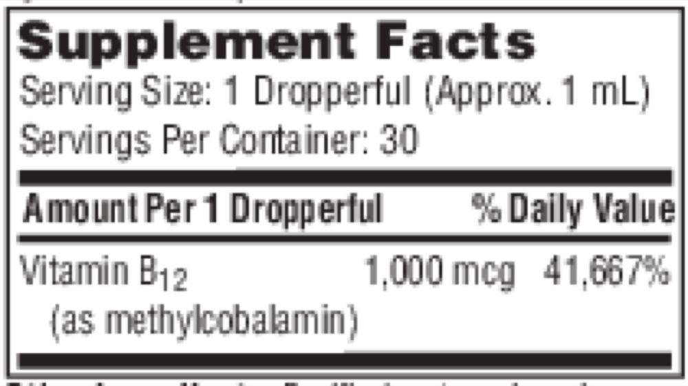 Vitamin B12 Liquid (Methylcobalamin) (1 mg)