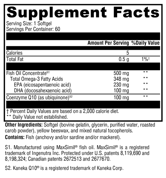CoQmax™ Omega 100 mg