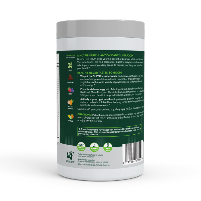Greens First PRO Phytonutrient Powder - Citrus