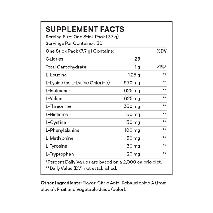 Amino Complex - Travel Packs - Berry