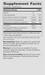 Cortisol Manager Calm packet Supplement Facts with ingredients, mixing directions and warnings
