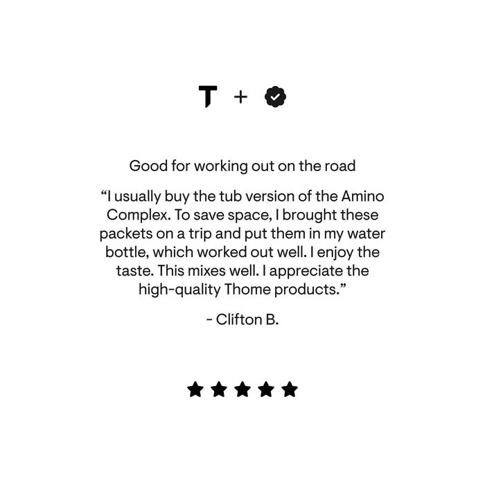 Amino Complex - Travel Packs - Lemon