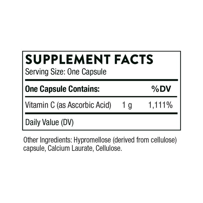 Vitamin C 1,000 mg (formerly Ascorbic Acid)