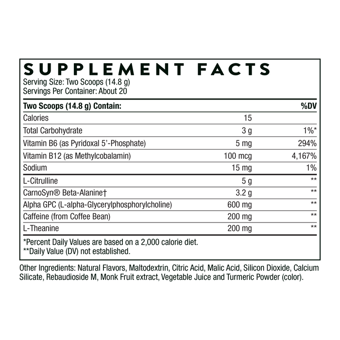 Advanced Pre-Workout