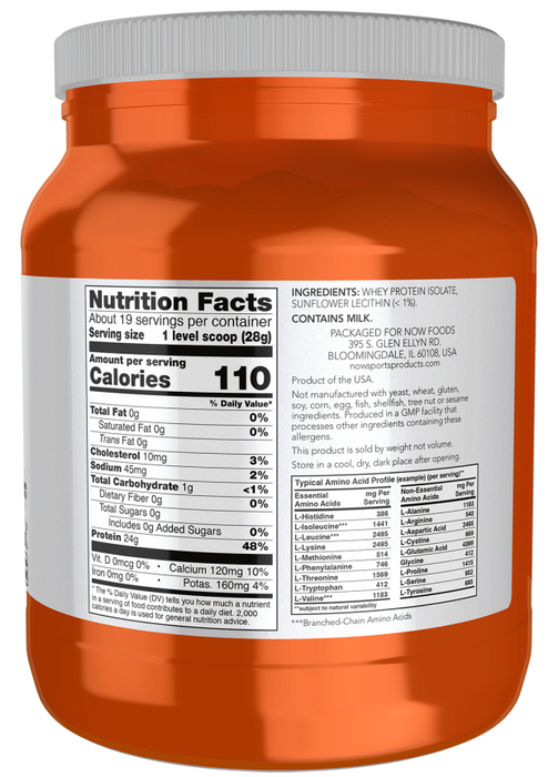 Whey Protein Isolate Unflavored