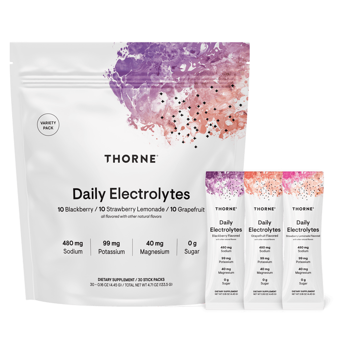 Thorne Daily Electrolyte Powder Variety Pack