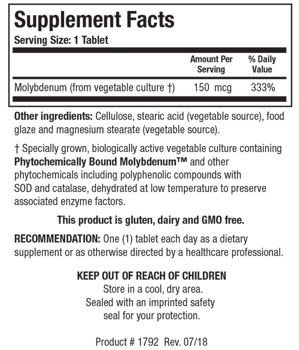 Mo-Zyme Forte™ (Molybdenum)