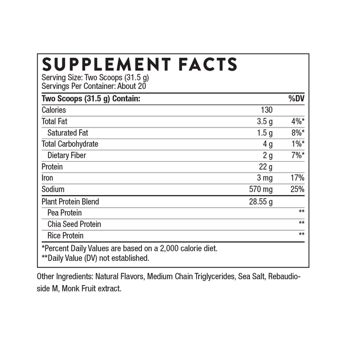 Plant Protein - Vanilla