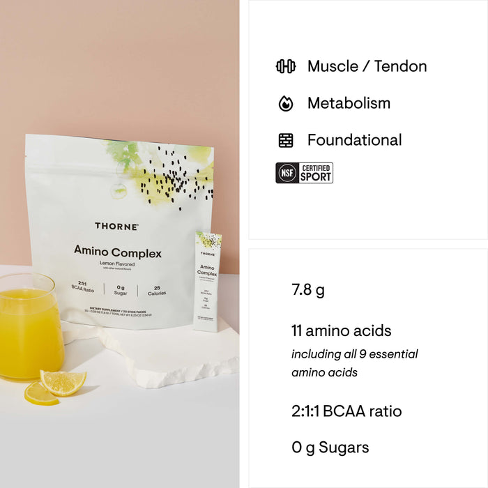 Amino Complex - Travel Packs - Lemon