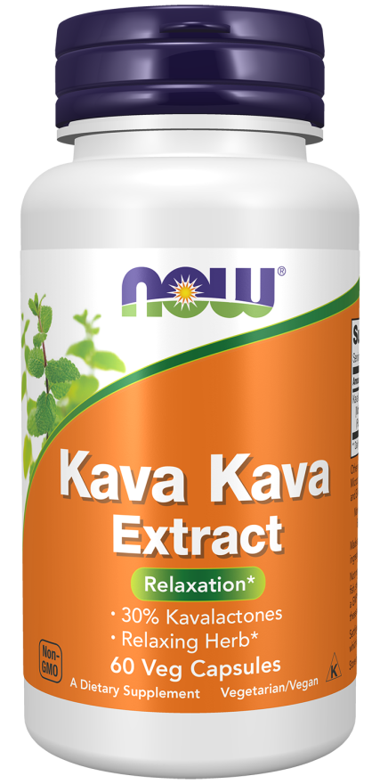 NOW Kava Kava Extract 60 veg capsules