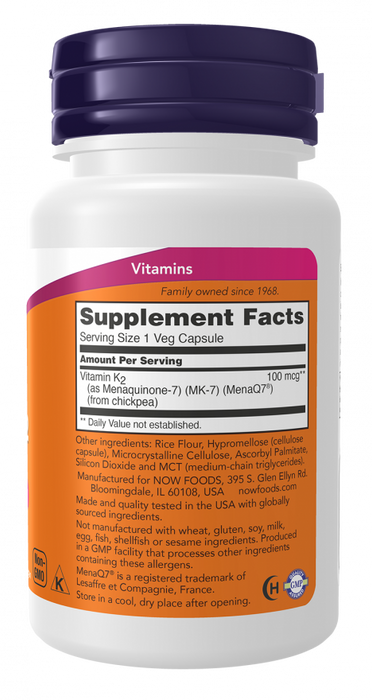 MK-7 Vitamin K-2 100 mcg