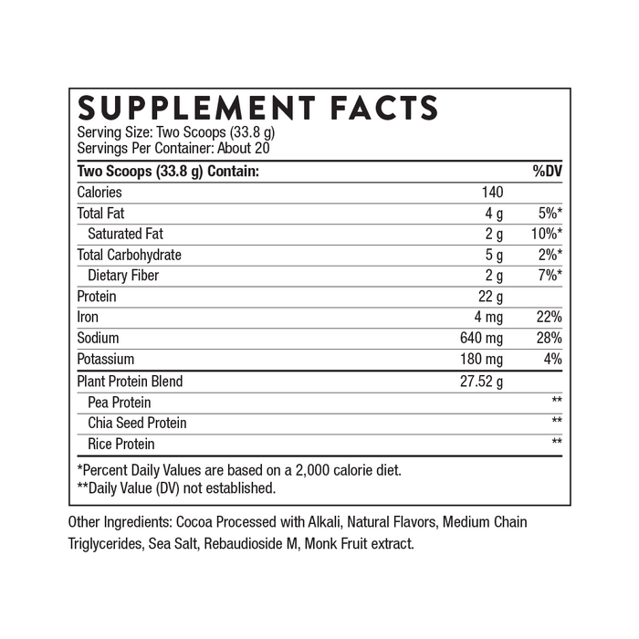 Plant Protein - Chocolate