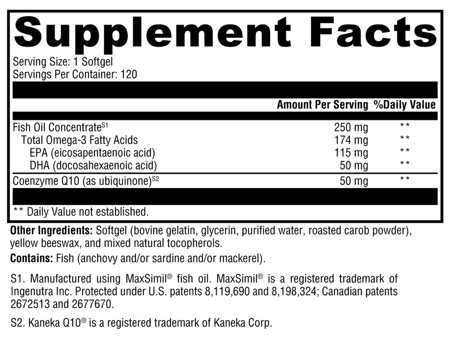 CoQmax™ Omega 50 mg