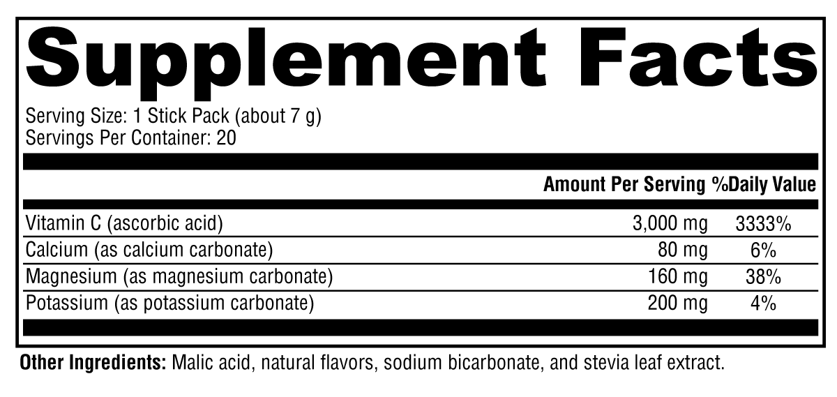 Buffered C Powder Fruit Punch