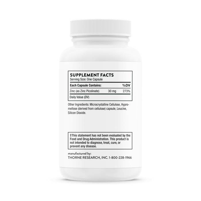Zinc Picolinate 30 mg - NSF Certified for Sport