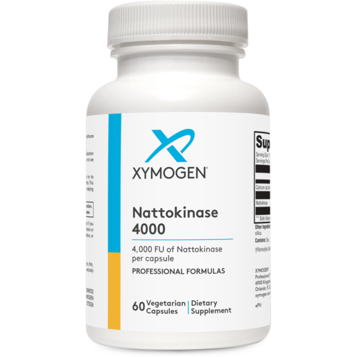Xymogen Nattokinase 4000 supplement, 60 vegetarian capsules
