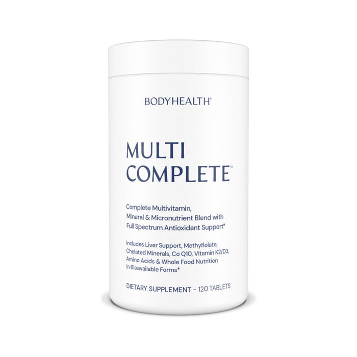 BodyHealth Multi Complete whole food multivitamin, 120 tablets