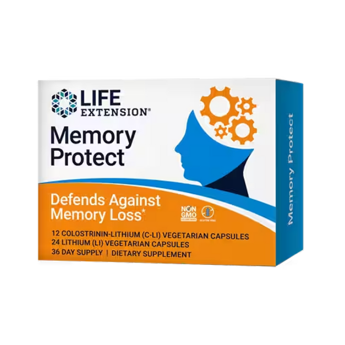 Memory Protect 12 Colostrinin-Lithium (C-Li) Capsules | 24 Lithium (Li) Capsules