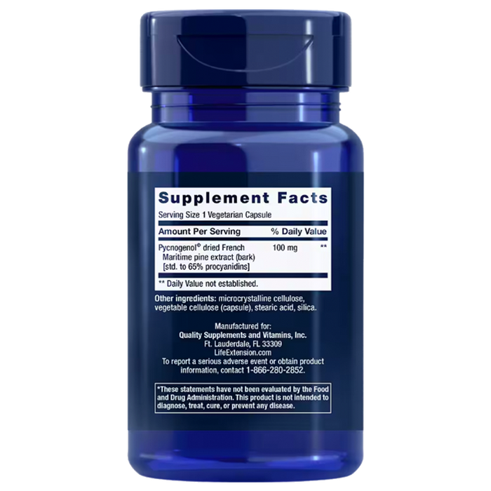 Pycnogenol 100 mg 60 Vegetarian Capsules